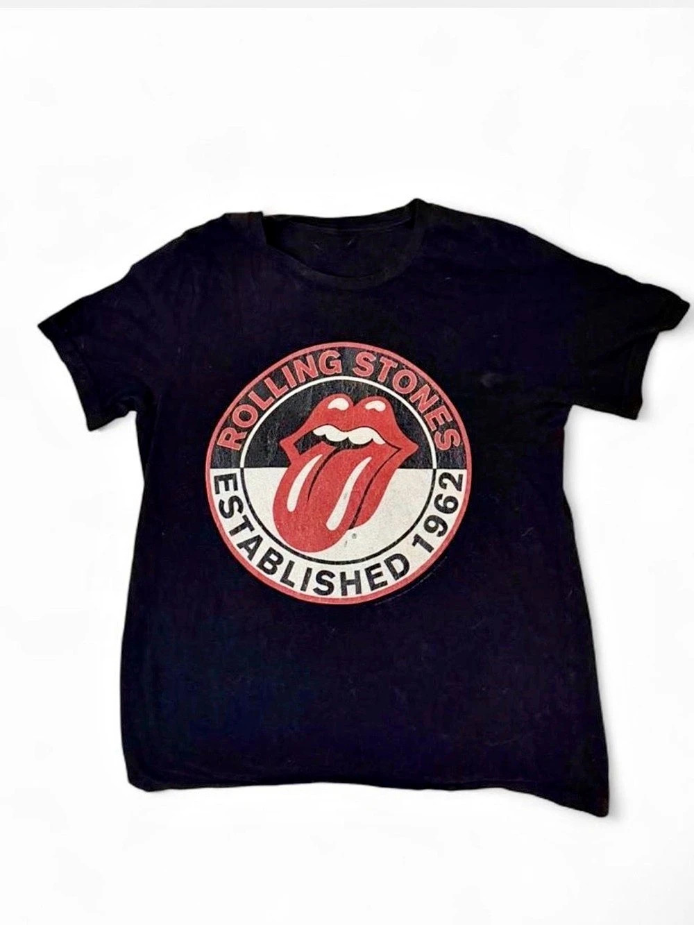 Vintage 2004 Rolling Stones “Established 1962” Y2K graphic unisex band tee.